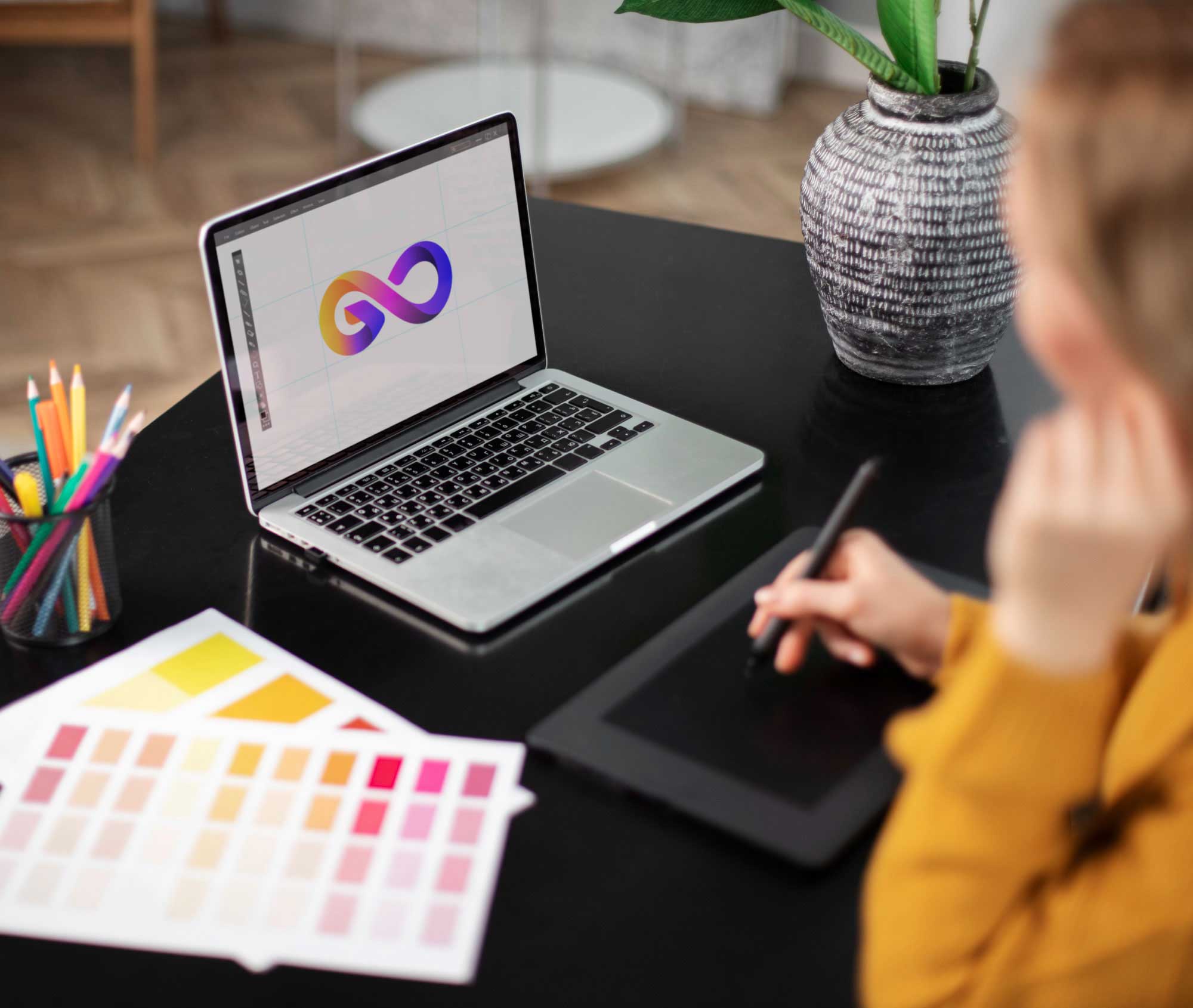 Criação de logotipo e identidade visual pela Bela Agência