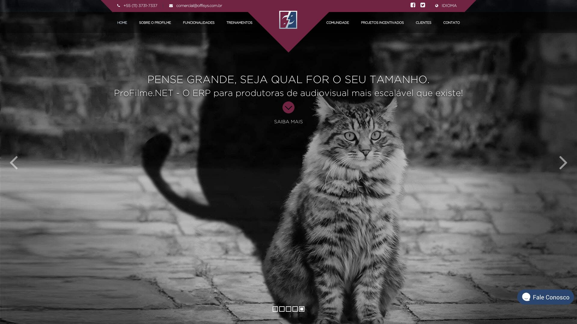 Site da Profilme Profilme