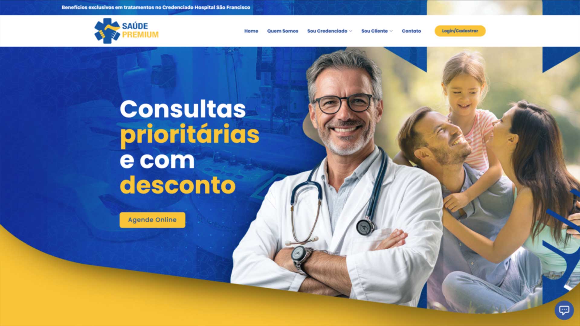 Site do Hospital São Francisco Hospital São Francisco